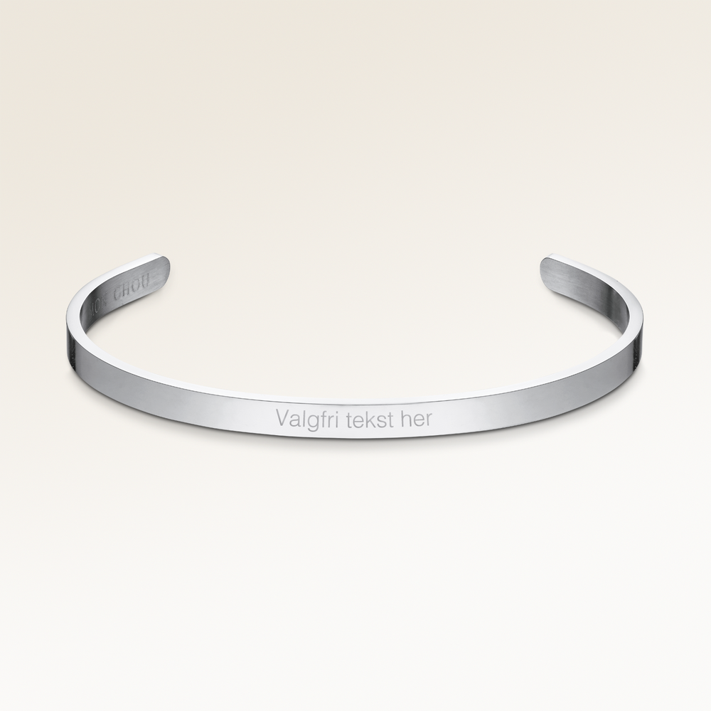 Bangle Armband - Gravyr (Silver)