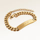 Bar halsband med personlig gravyr av text baktill