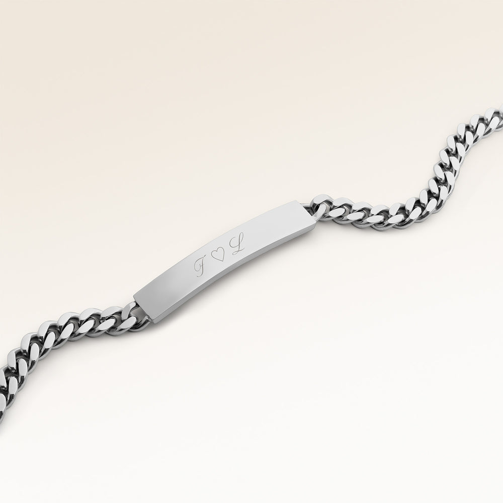 Kärleksarmband - Bar Armband (Silver)