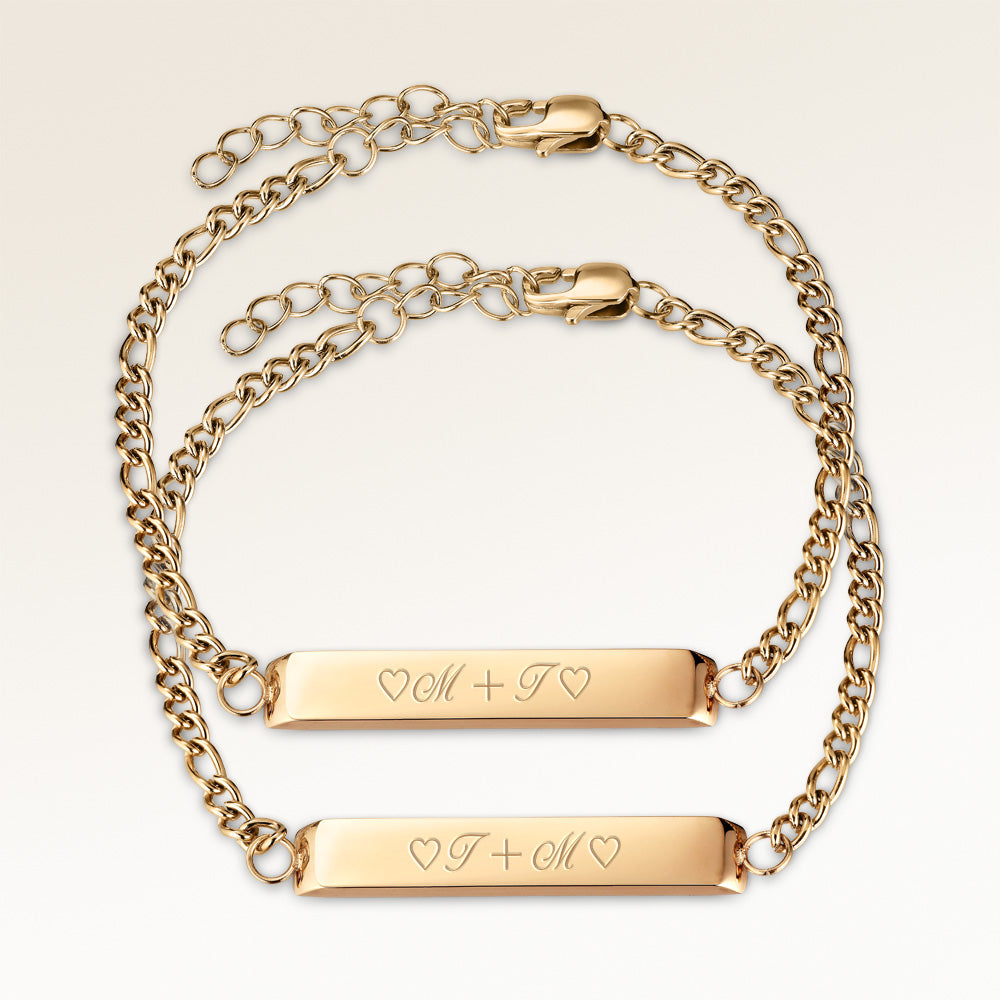 Vänskapsarmband - Bar Armband (Guld)