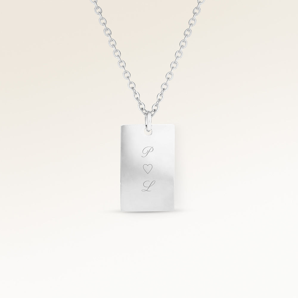 Carré Halsband - Gravyr (Silver)