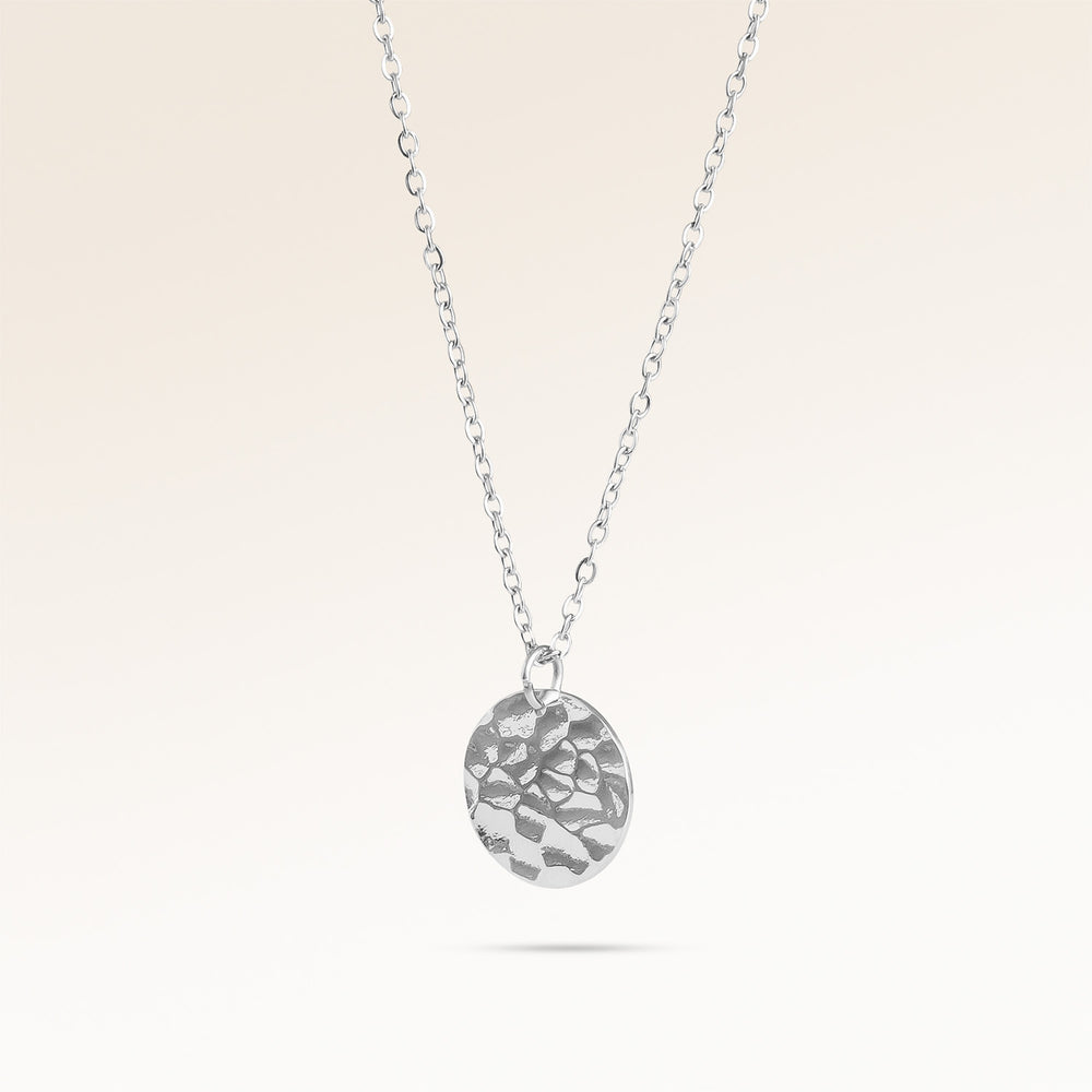 Ocean Waves Runt Halsband - Gravyr (Silver)